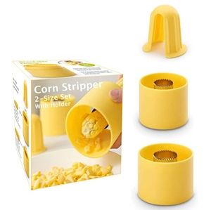 Corn stripper 2 size set with holder